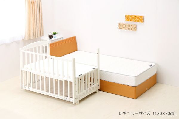 ヤマサキ　ツーオープン ベッド　b-side ホワイト