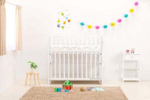 ハイタイプベッド ツーオープン【ホワイト】収納棚付2