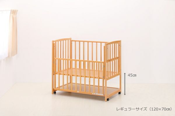 ハイタイプベッド ツーオープン【ダークブラウン】収納棚付
