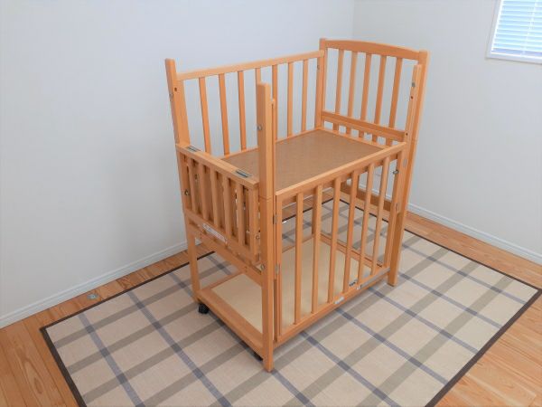 ミニミニ ツーオープン80×50（マット付） | ベビーベッド・ベビー用品 